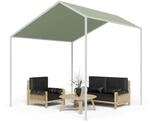 Blumfeldt La Rochelle Gazebo Schr&auml;gdach UV 50+ Aluminium Polyester Dunkles...