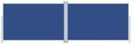 vidaXL Seitenmarkise Ausziehbar Blau 220x600 cm 318016