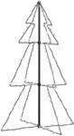 vidaXL Weihnachtsbaum Kegelform 160 LEDs Indoor Outdoor 78x120 cm Modell 1
