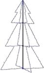 vidaXL Weihnachtskegelbaum 200 LEDs Indoor Outdoor 98x150 cm