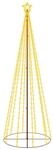 vidaXL LED-Weihnachtsbaum Kegelform Warmwei&szlig; 310 LEDs 100x300 cm