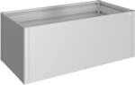 Biohort HochBeet 2 m x 1 m Silber-Metallic