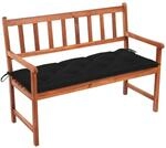 vidaXL Gartenbank mit Auflage 120 cm Massivholz Akazie 3063790