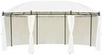vidaXL Gartenpavillon CremeWei&szlig; 530x350x265 cm