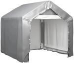 vidaXL Lagerzelt Grau 180x180 cm Verzinkter Stahl 779268