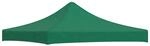 vidaXL Partyzelt-Dach 3x3 m Gr&uuml;n 270 g/m&sup2; 315319