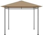vidaXL Pavillon 3x3x2,7 m Taupe 180 g/m2