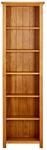 vidaXL B&uuml;cherregal 6 F&auml;cher 52x22x180 cm Massivholz Eiche