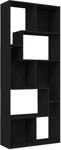 vidaXL B&uuml;cherregal Schwarz 67x24x161 cm Holzwerkstoff 801878