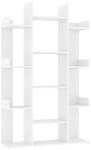 vidaXL B&uuml;cherregal Wei&szlig; 86x25,5x140 cm Holzwerkstoff