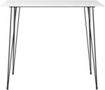 vidaXL Bartisch 120x60x105 cm Wei&szlig;