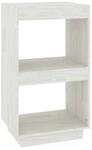 vidaXL B&uuml;cherregal Wei&szlig; 40x35x71 cm Massivholz Kiefer 810840