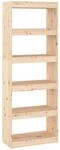 vidaXL B&uuml;cherregal/Raumteiler 60x30x167,5 cm Massivholz Kiefer 808173