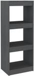 vidaXL B&uuml;cherregal/Raumteiler Grau 40x30x103,5 cm Massivholz Kiefer 808140