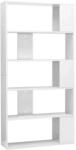 vidaXL B&uuml;cherregal/Raumteiler Hochglanz-Wei&szlig; 80x24x159 cm 800105