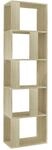 vidaXL B&uuml;cherregal/Raumteiler Sonoma-Eiche 45x24x159 cm Holzwerkstoff 800111