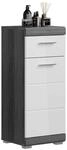 Standschrank 37 cm x 88 cm x 31 cm Wei&szlig;-Rauchsilber