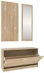 vidaXL 3-in-1 Schuhschrank-Set Sonoma-Eiche Holzwerkstoff 342572