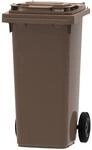 PROREGAL Premium 2 Rad M&uuml;lltonne M&uuml;llgro&szlig;beh&auml;lter 120 Liter HxBxT 97,4 x...