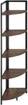 Tectake Eckregal Castlebar Industrial Style Holz und Stahl 30 x 30 x 150 cm