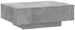 vidaXL Couchtisch Betongrau 90x60x31 cm Holzwerkstoff