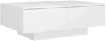vidaXL Couchtisch Wei&szlig; 90x60x31 cm Holzwerkstoff 804175