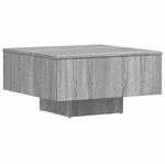 vidaXL Couchtisch Grau Sonoma 60x60x31,5 cm Holzwerkstoff