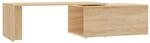 vidaXL Couchtisch Sonoma-Eiche 150x50x35 cm Holzwerkstoff