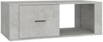 vidaXL Couchtisch Betongrau 100x50,5x35 cm Holzwerkstoff