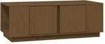 vidaXL Couchtisch Honigbraun 110x50x40 cm Massivholz Kiefer Modell 3