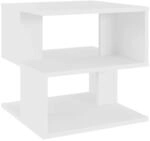 vidaXL Beistelltisch Wei&szlig; 40x40x40 cm Holzwerkstoff