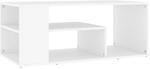 vidaXL Couchtisch Wei&szlig; 100x50x40 cm Holzwerkstoff 806921