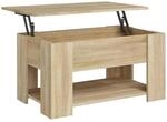 vidaXL Couchtisch Sonoma-Eiche 79x49x41 cm Holzwerkstoff