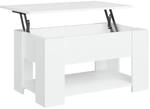 vidaXL Couchtisch Wei&szlig; 79x49x41 cm Holzwerkstoff 809710