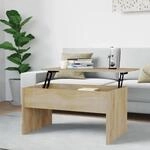 vidaXL Couchtisch Sonoma-Eiche 80x50,5x41,5 cm Holzwerkstoff
