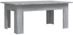 vidaXL Couchtisch Grau Sonoma 100x60x42 cm Holzwerkstoff