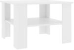 vidaXL Couchtisch Wei&szlig; 60x60x42 cm Holzwerkstoff 800207
