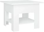 vidaXL Couchtisch Wei&szlig; 55x55x42 cm Holzwerkstoff 810262