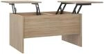 vidaXL Couchtisch Sonoma-Eiche 80x50x42,5 cm Holzwerkstoff