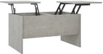 vidaXL Couchtisch Betongrau 80x50x42,5 cm Holzwerkstoff