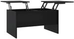 vidaXL Couchtisch Schwarz 80x50x42,5 cm Holzwerkstoff