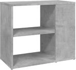 vidaXL Beistelltisch Betongrau 60x30x50 cm Holzwerkstoff 806305