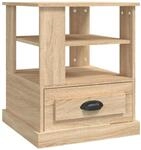 vidaXL Beistelltisch Sonoma-Eiche 50x50x60 cm Holzwerkstoff 816411
