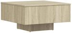vidaXL Couchtisch Sonoma-Eiche 60x60x31,5 cm Holzwerkstoff