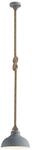 Lindby Pendelleuchte Chaby 9624941 Retro Vintage Antik in Alu aus Metall 1-flammig