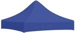 vidaXL Partyzelt-Dach 2x2 m Blau 270 g/m&sup2; 315337