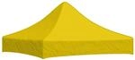 vidaXL Partyzelt-Dach 2x2 m Gelb 270 g/m&sup2; 315348