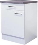 Flex-Well Exclusiv K&uuml;chen-Unterschrank Joelina 60 cm Wei&szlig;