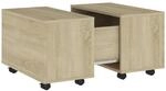 vidaXL Couchtisch Sonoma-Eiche 60x60x38 cm Holzwerkstoff