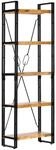 vidaXL B&uuml;cherregal 5 F&auml;cher 60 x 30 x 180 cm Mango Massivholz 286582